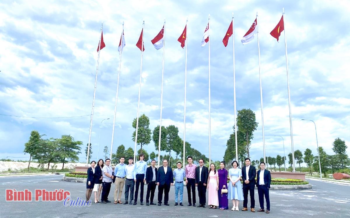 Các doanh nghiệp Singapore thăm, tìm hiểu cơ hội đầu tư tại Bình Phước