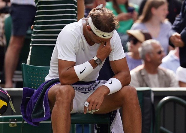 Rafael Nadal bất ngờ xin rút lui khỏi bán kết Wimbledon 2022 hình ảnh 1 Rafael Nadal bat ngo xin rut lui khoi ban ket Wimbledon 2022 hinh anh 1
