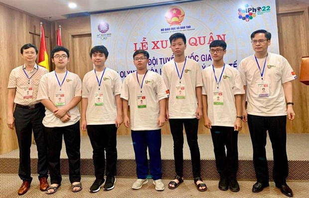 Đội tuyển Việt Nam giành 5 huy chương tại Olympic Vật lý Quốc tế 2023 hình ảnh 3 Doi tuyen Viet Nam gianh 5 huy chuong tai Olympic Vat ly Quoc te 2023 hinh anh 3