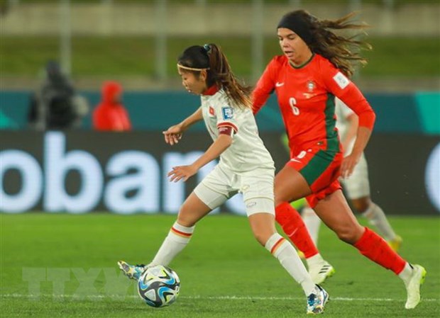 World Cup Nữ 2023: Tuyển Việt Nam thi đấu, cống hiến vì màu cờ sắc áo hình ảnh 1 World Cup Nu 2023: Tuyen Viet Nam thi dau, cong hien vi mau co sac ao hinh anh 1