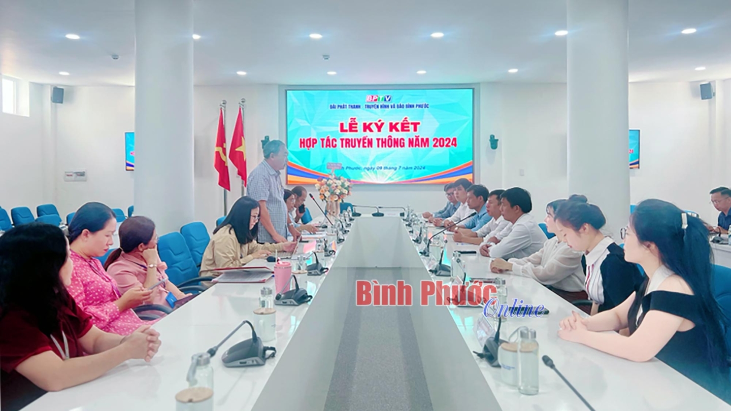 BPTV ký kết hợp tác truyền thông năm 2024