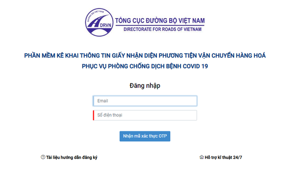 Triển khai phần mềm tự động cấp mã QR Code cho xe vận tải hàng hoá