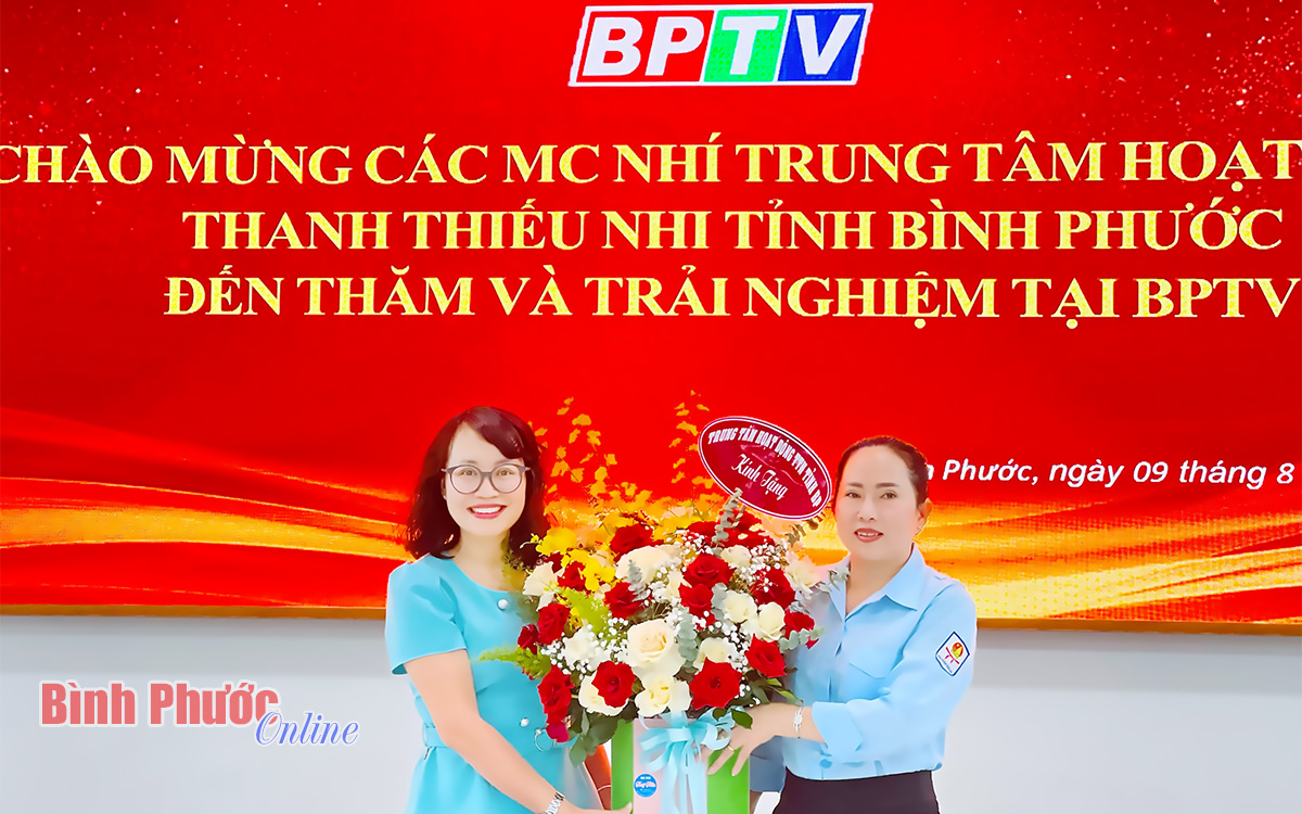 Thiếu nhi tham quan và trải nghiệm tại BPTV