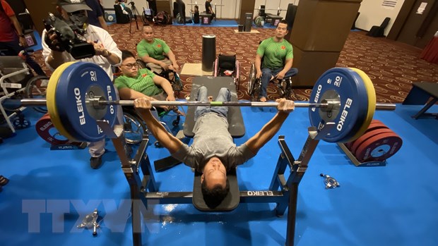 ASEAN Para Games 2022: Đô cử Lê Văn Công bảo vệ thành công ngôi vương hình ảnh 1 ASEAN Para Games 2022: Do cu Le Van Cong bao ve thanh cong ngoi vuong hinh anh 1