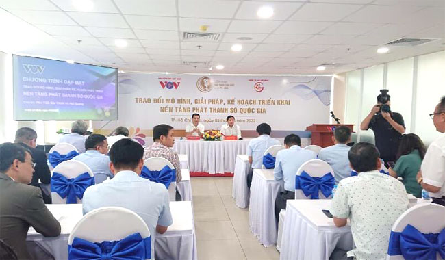 Chương trình gặp mặt trao đổi mô hình, giải pháp, kế hoạch triển khai nền tảng phát thanh quốc gia