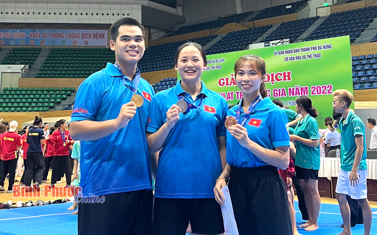 Giải vô địch pencak silat trẻ quốc gia 2022: Bình Phước đoạt 3 huy chương các loại