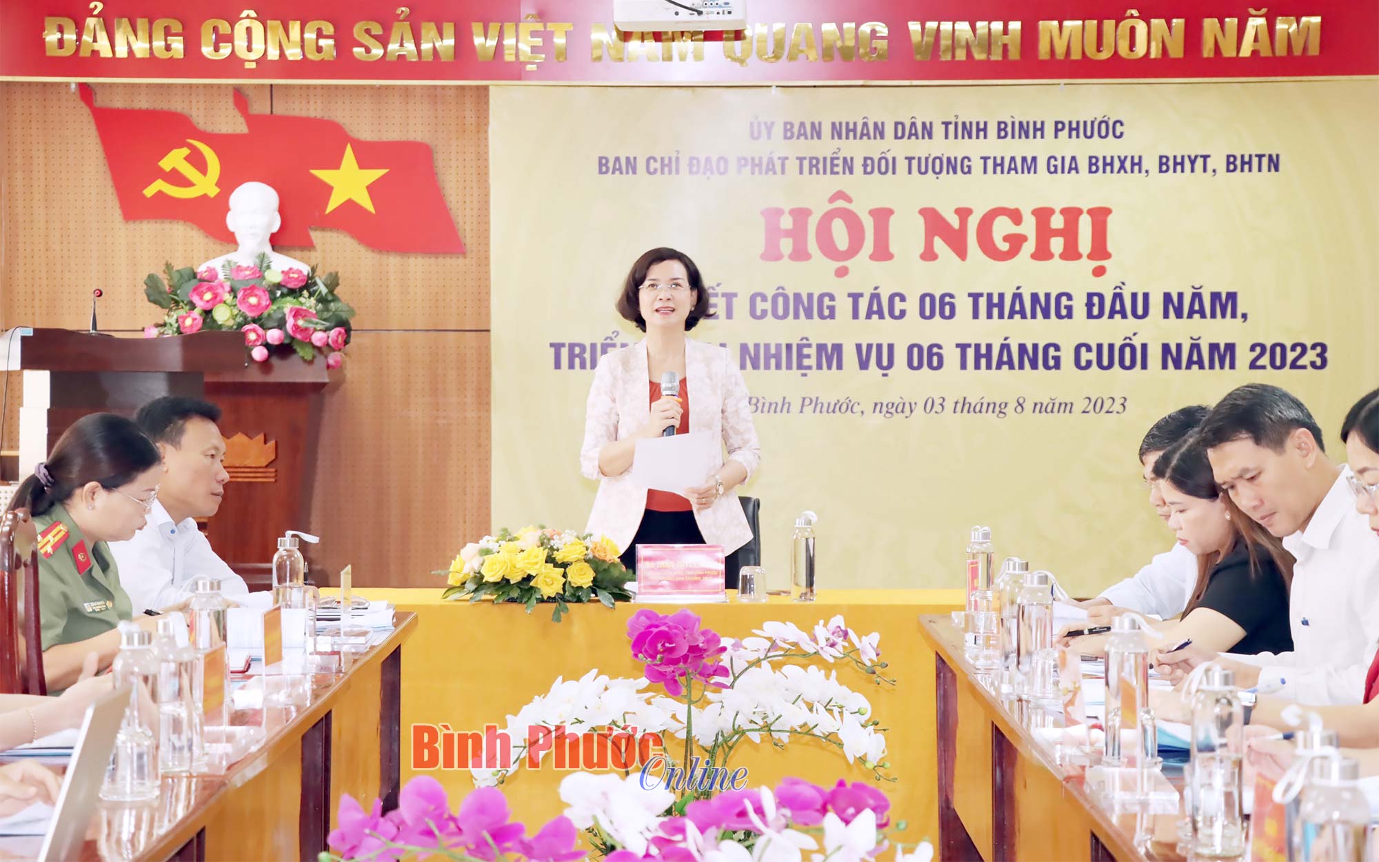 Kết luận của Phó Chủ tịch UBND tỉnh Trần Tuyết Minh tại cuộc họp đánh giá công tác bảo hiểm xã hội, bảo hiểm y tế, bảo hiểm thất nghiệp 6 tháng năm 2023