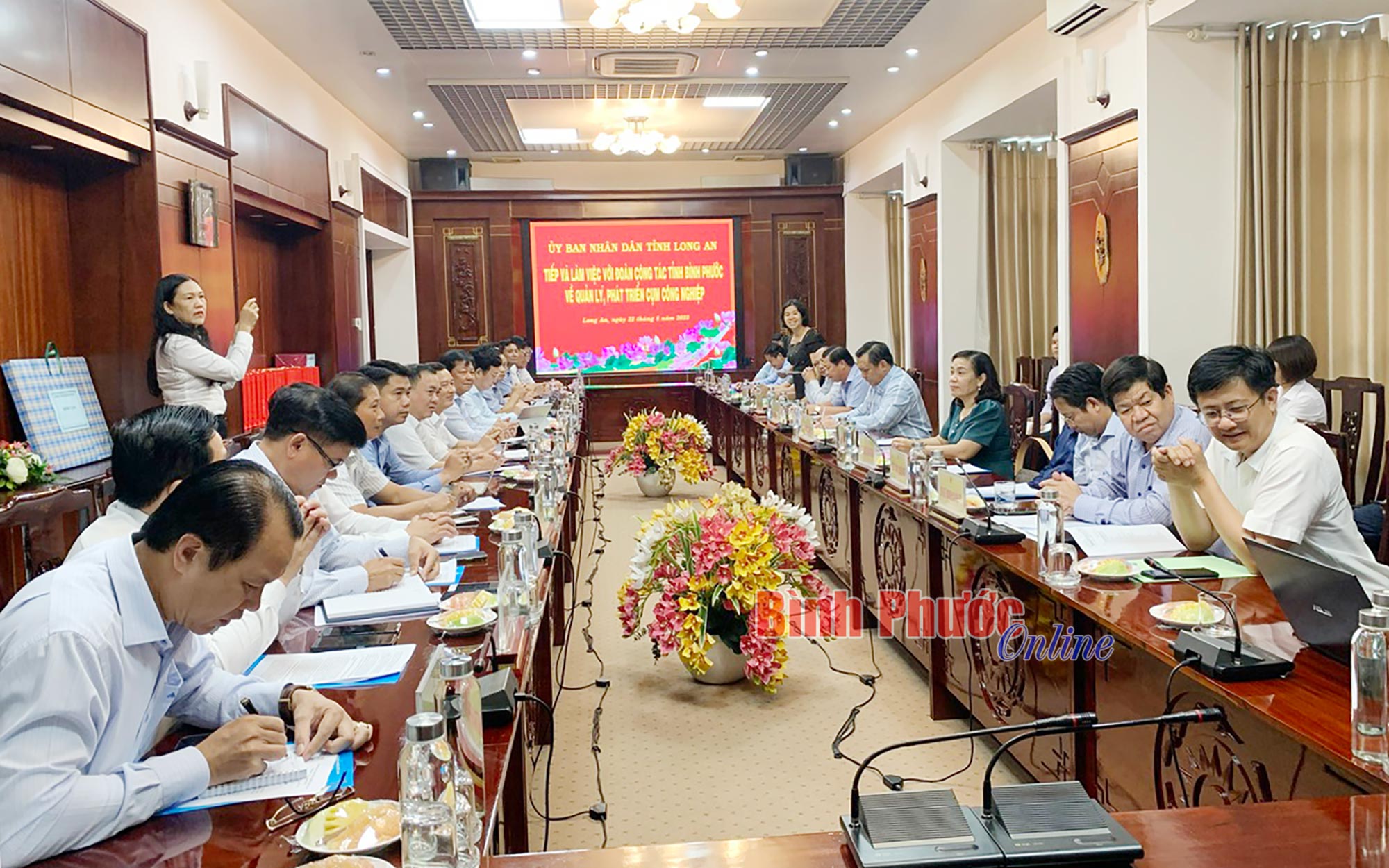 Bình Phước học tập kinh nghiệm tại Long An