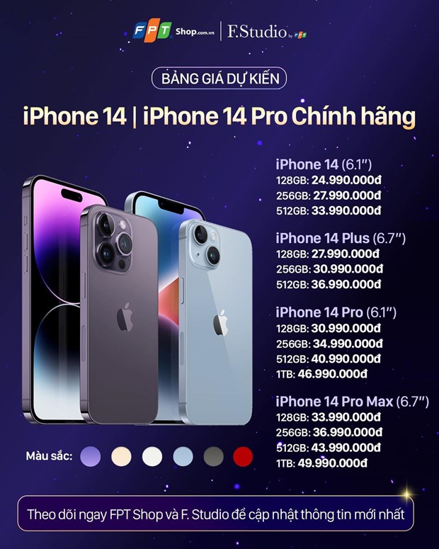 Tiet lo gia iPhone 14 chinh hang o Viet Nam, cao nhat 50 trieu dong hinh anh 4
