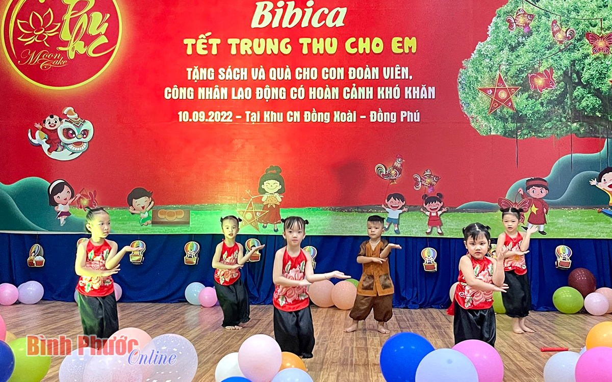 Con công nhân vui tết Trung thu - Binh Phuoc, Tin tuc Binh Phuoc, Tin mới  tỉnh Bình Phước