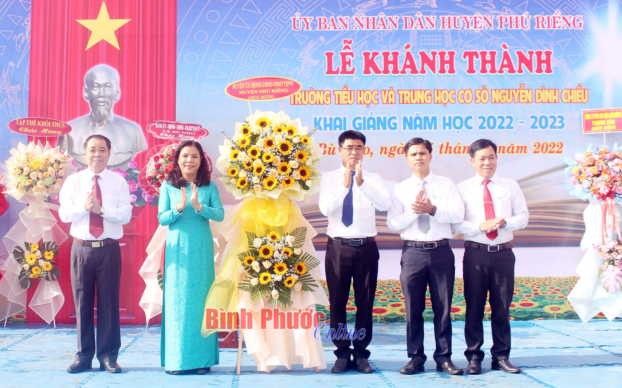 Phú Riềng: Khánh thành Trường TH&THCS Nguyễn Đình Chiểu