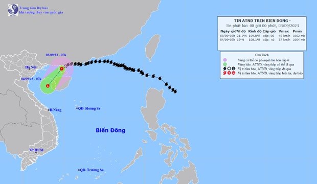 Bão số 3 suy yếu thành áp thấp nhiệt đới, biển động mạnh hình ảnh 1 Bao so 3 suy yeu thanh ap thap nhiet doi, bien dong manh hinh anh 1