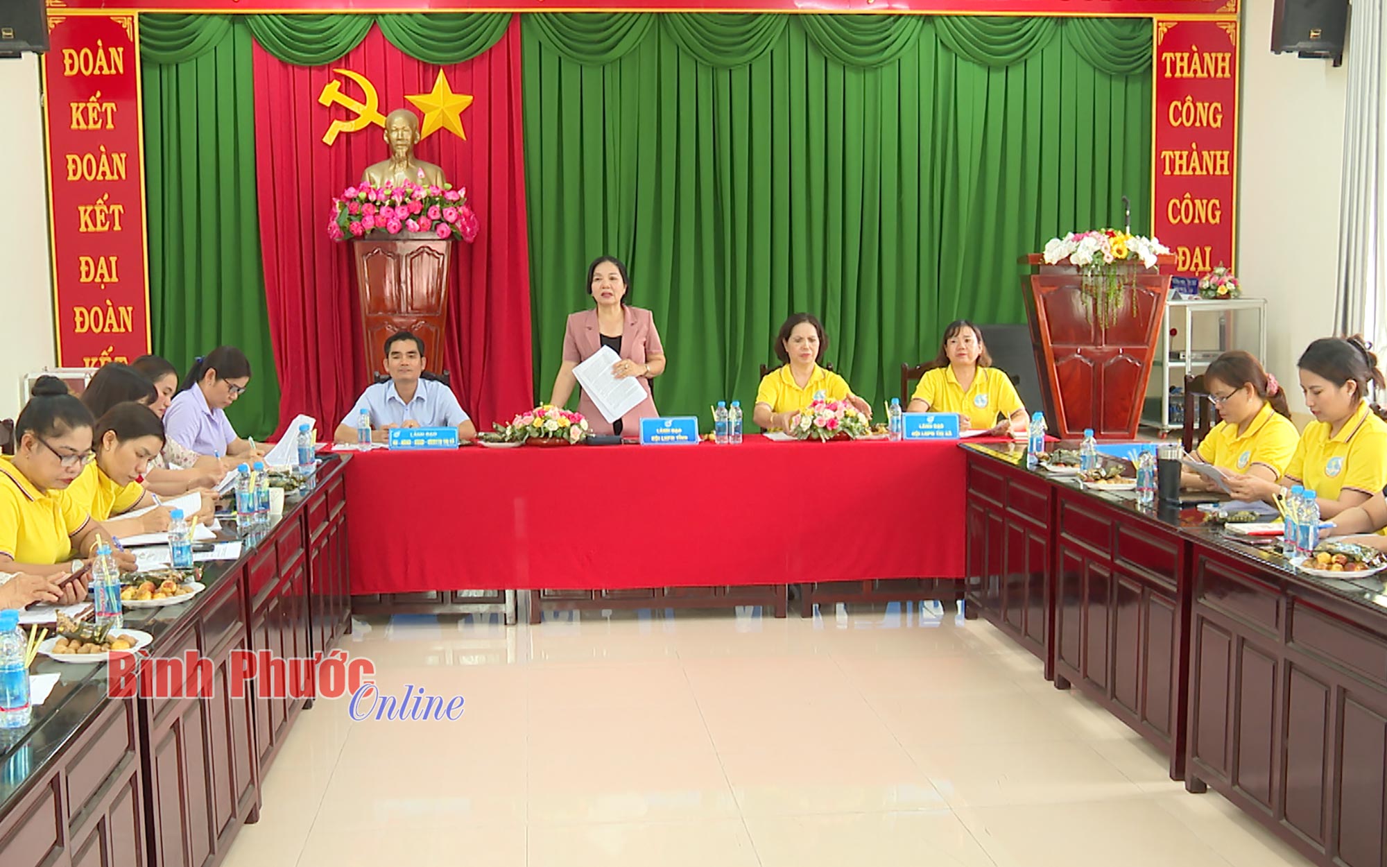 Hội Phụ nữ tỉnh kiểm tra, giám sát tại thị xã Chơn Thành