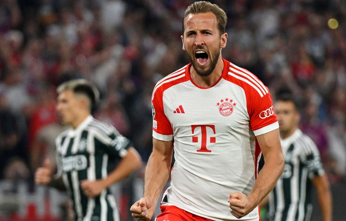Kane cùng đồng đội giúp Bayern đánh bại M.U. (Nguồn: Getty Images)