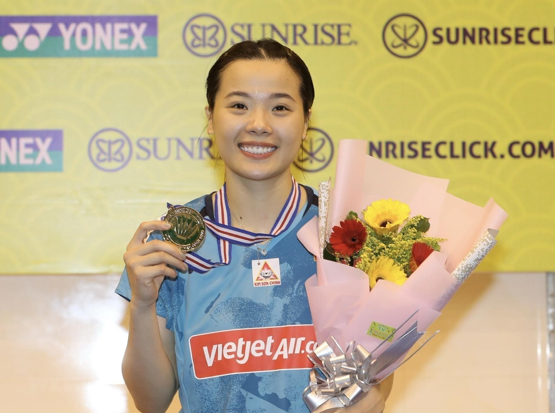 Nguyen Thuy Linh gianh ngoi vo dich Giai Cau long Vietnam Open 2023 hinh anh 1