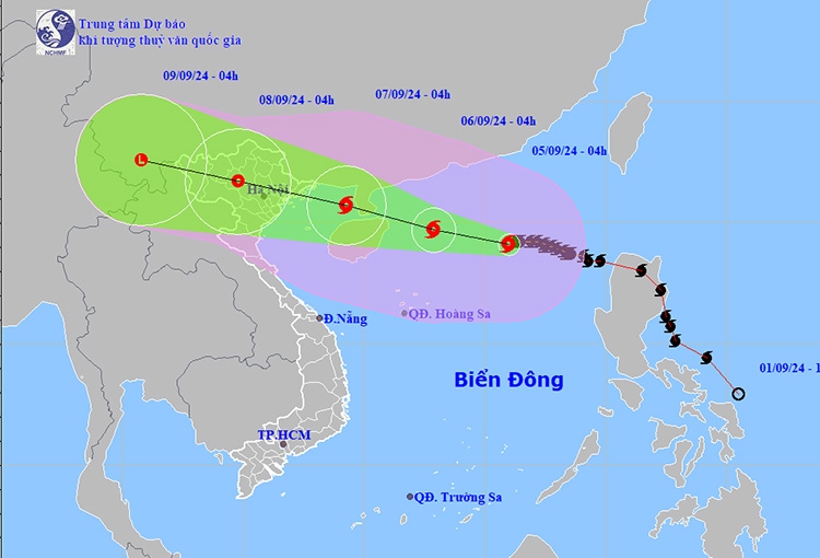 Thời tiết ngày 5