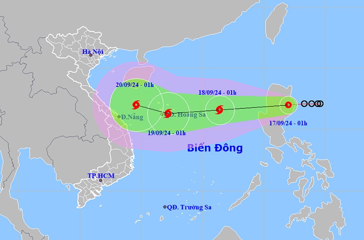 Thời tiết ngày 17