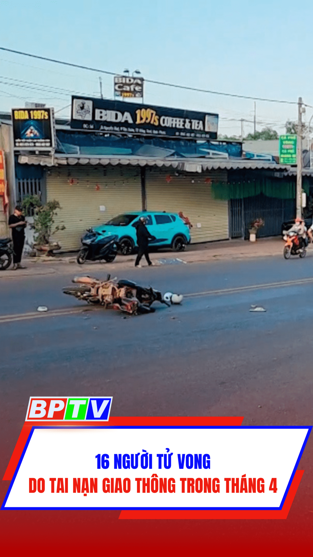 16 người tử vong do tai nạn giao thông trong tháng 4 #shorts