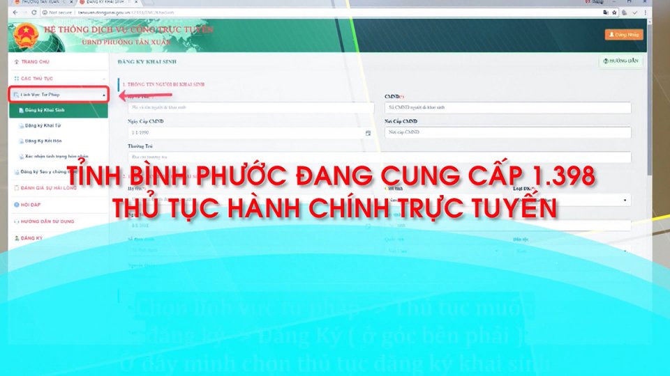 6 bước nộp hồ sơ trực tuyến