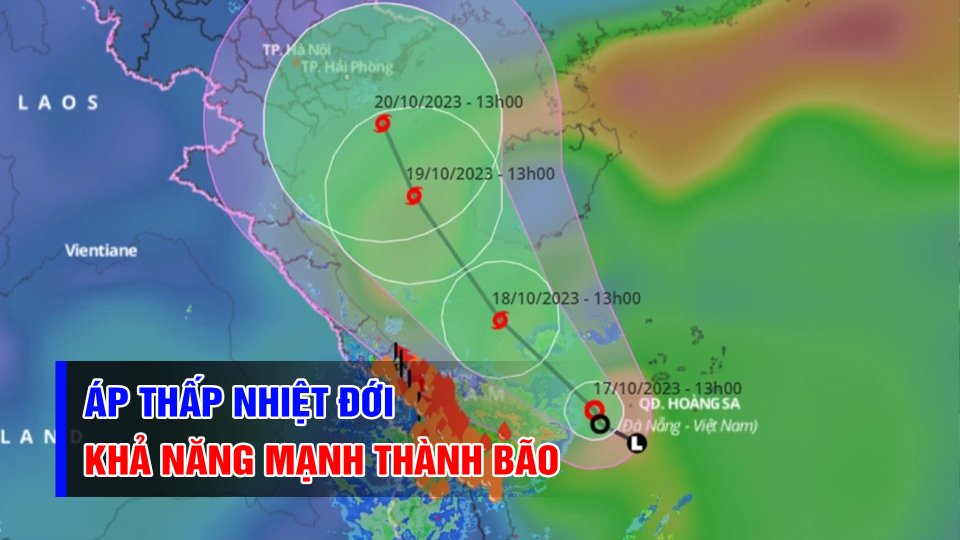 Áp thấp nhiệt đới giật cấp 9, khả năng mạnh thành bão | BPTV