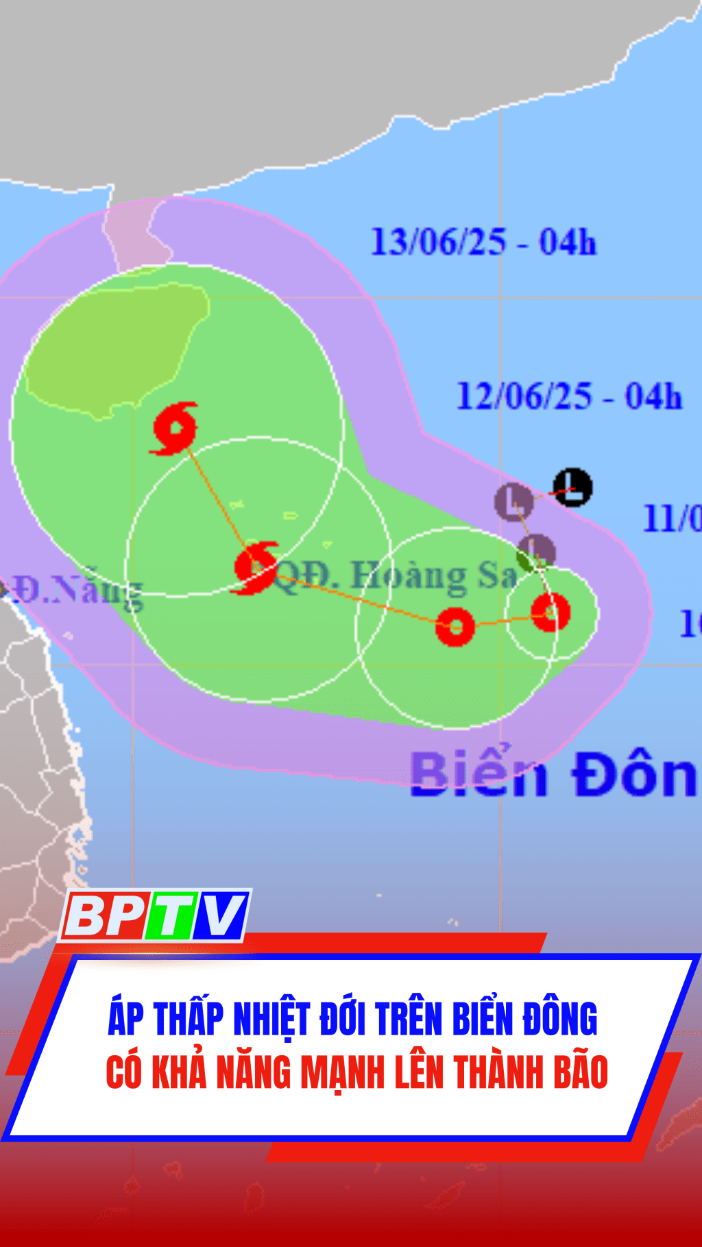 Áp thấp nhiệt đới trên Biển Đông có khả năng mạnh lên thành bão #shorts