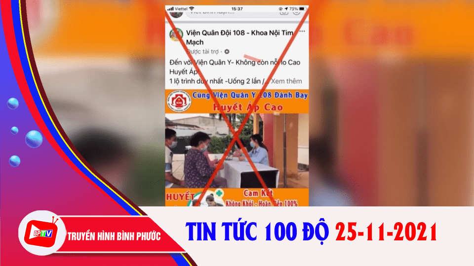 Bản tin 100 độ 25-11-2021 