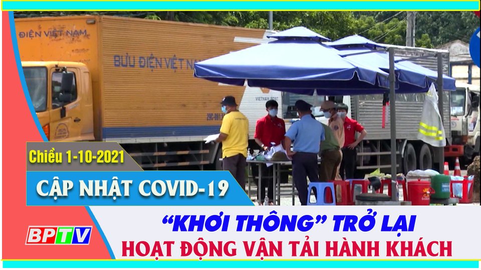 Bản tin Covid chiều |01-10-2021| NÓNG: Bộ GTVT ban hành kế hoạch khôi phục hoạt động vận tải hành khách