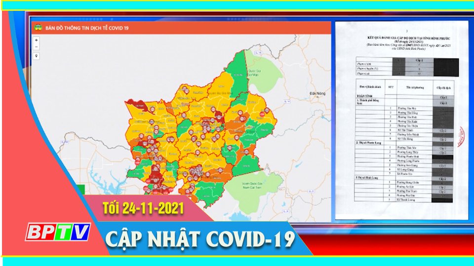 Bản tin Covid tối 24-11-2021 