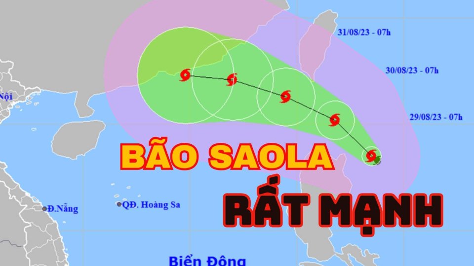 Bão Saola rất mạnh có thể vào biển Đông |BPTV