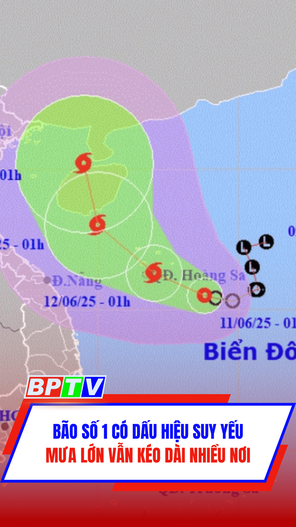 Bão số 1 có dấu hiệu suy yếu, mưa lớn vẫn kéo dài nhiều nơi #shorts