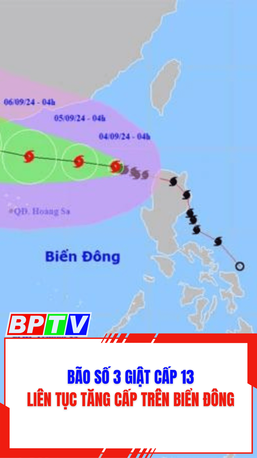 B&atilde;o số 3 giật cấp 13, li&ecirc;n tục tăng cấp tr&ecirc;n biển Đ&ocirc;ng #shorts