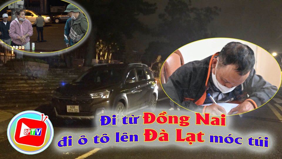 Bắt nhóm do ô tô từ Đồng Nai lên Đà Lạt móc túi du khách