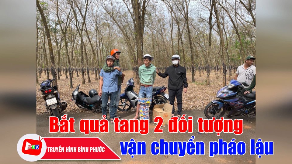 Bắt quả tang 2 đối tượng vận chuyển pháo lậu |BPTV