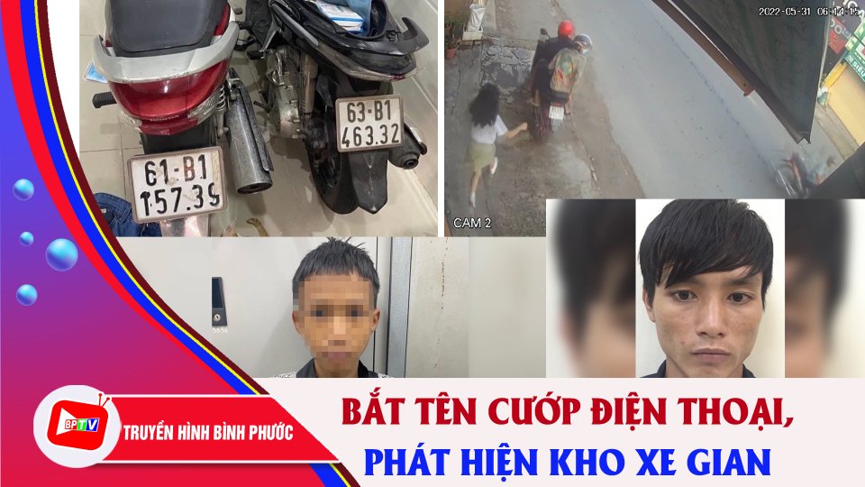 Bắt vụ cướp giật điện thoại, lòi ra ổ trộm xe |BPTV