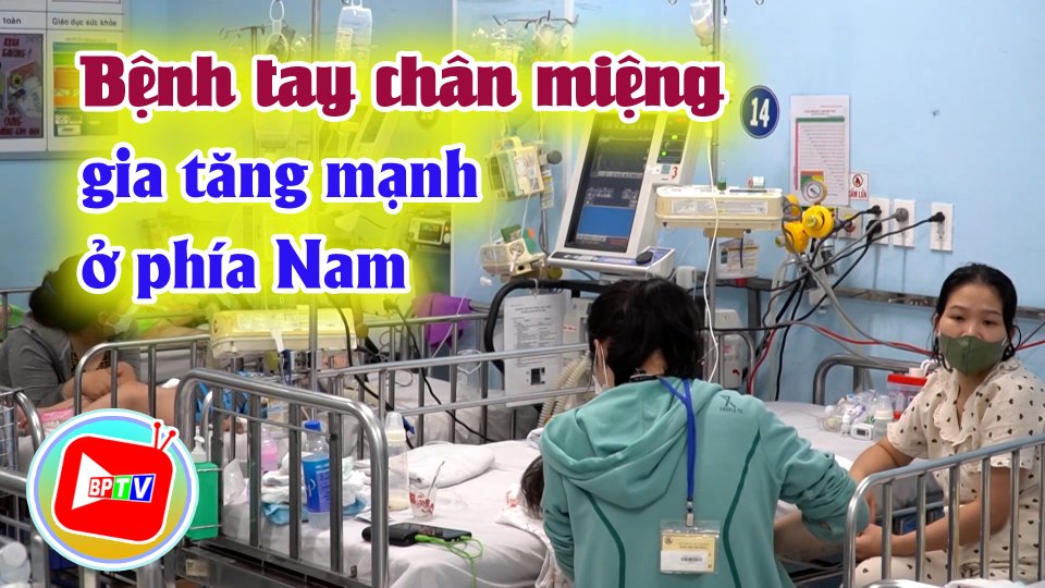 Bệnh tay chân miệng ở phía Nam gia tăng mạnh 