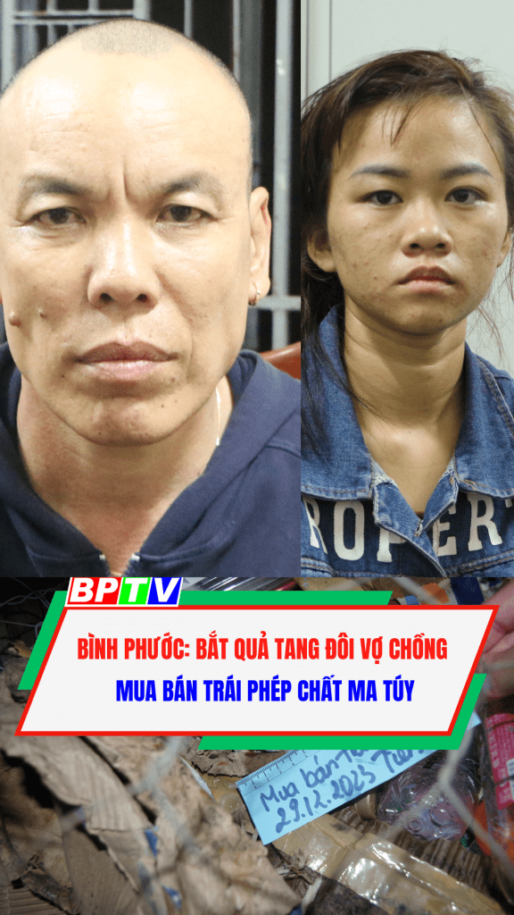 B&igrave;nh Phước: Bắt quả tang đ&ocirc;i vợ chồng mua b&aacute;n tr&aacute;i ph&eacute;p chất ma t&uacute;y #shorts