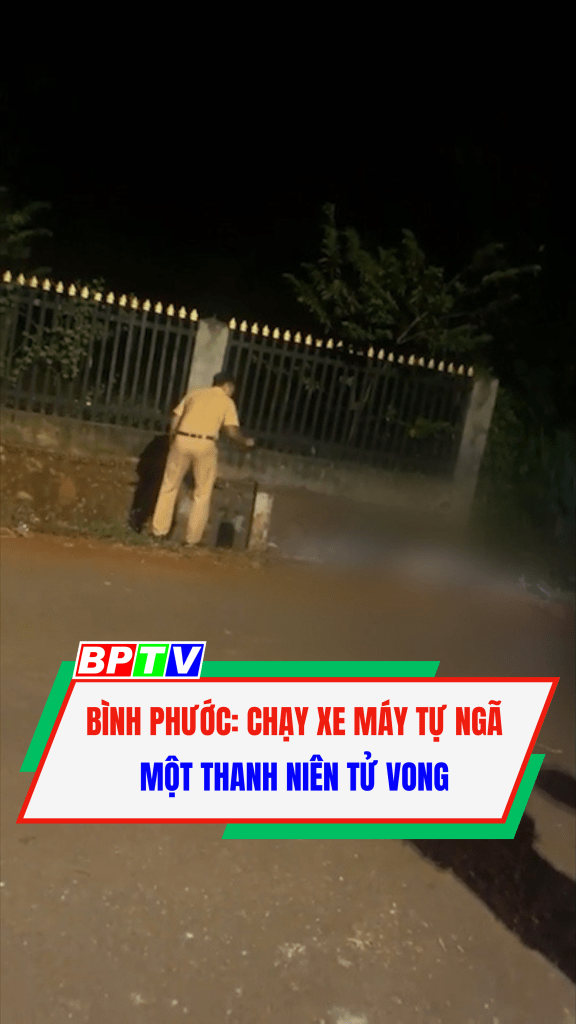 B&igrave;nh Phước: Chạy xe m&aacute;y tự ng&atilde;, một thanh ni&ecirc;n tử vong #tshorts