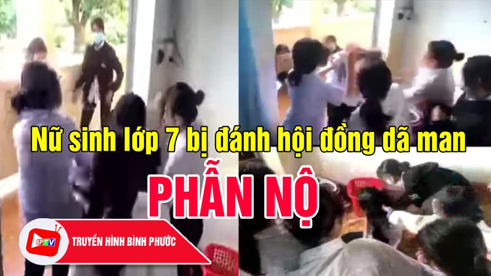 Bình Phước: Lại xuất hiện clip học sinh lớp 7 bị đánh hội đồng trong lớp học