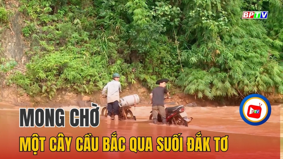Bình Phước: Người dân mong chờ cầu bắc qua suối Đắk Tơ |BPTV