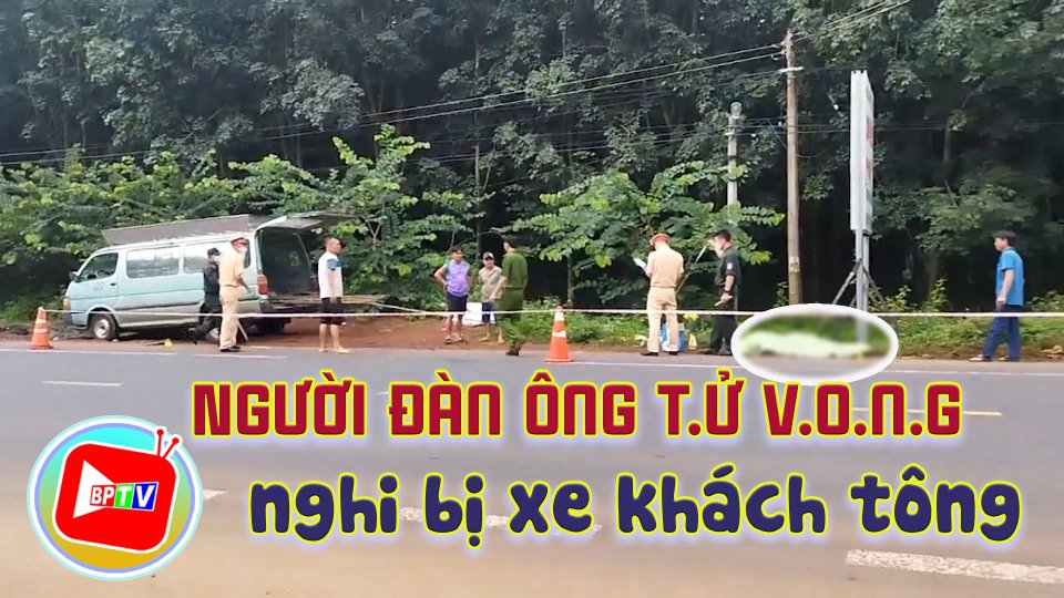 Bình Phước: Phát hiện người đàn ông t.ử v.o.n.g bên lề đường nghi bị xe khách tông