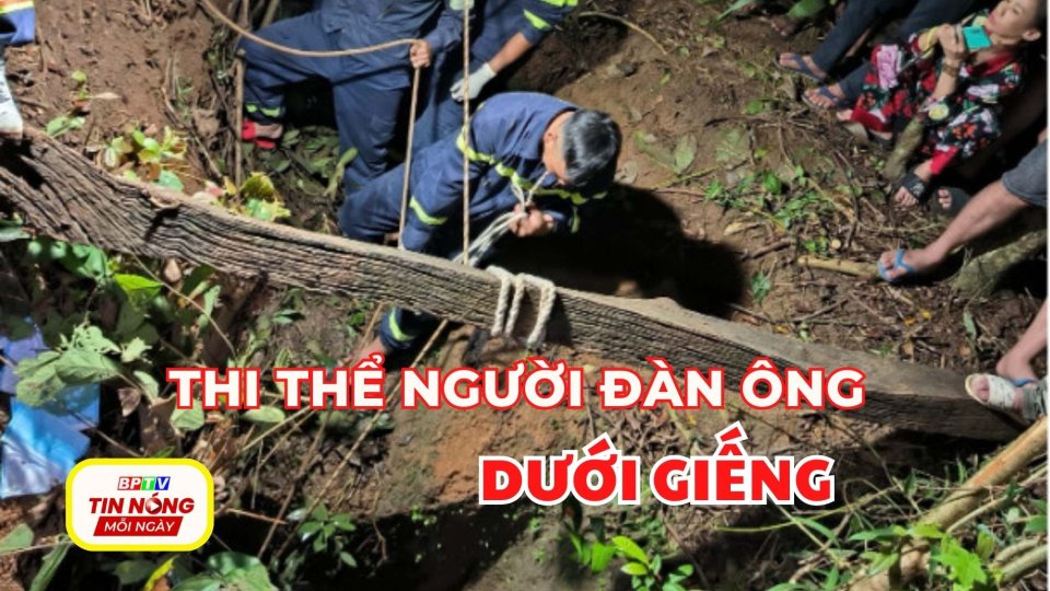 Bình Phước: Phát hiện t.h..i t.h.ể người đàn ông dưới giếng
