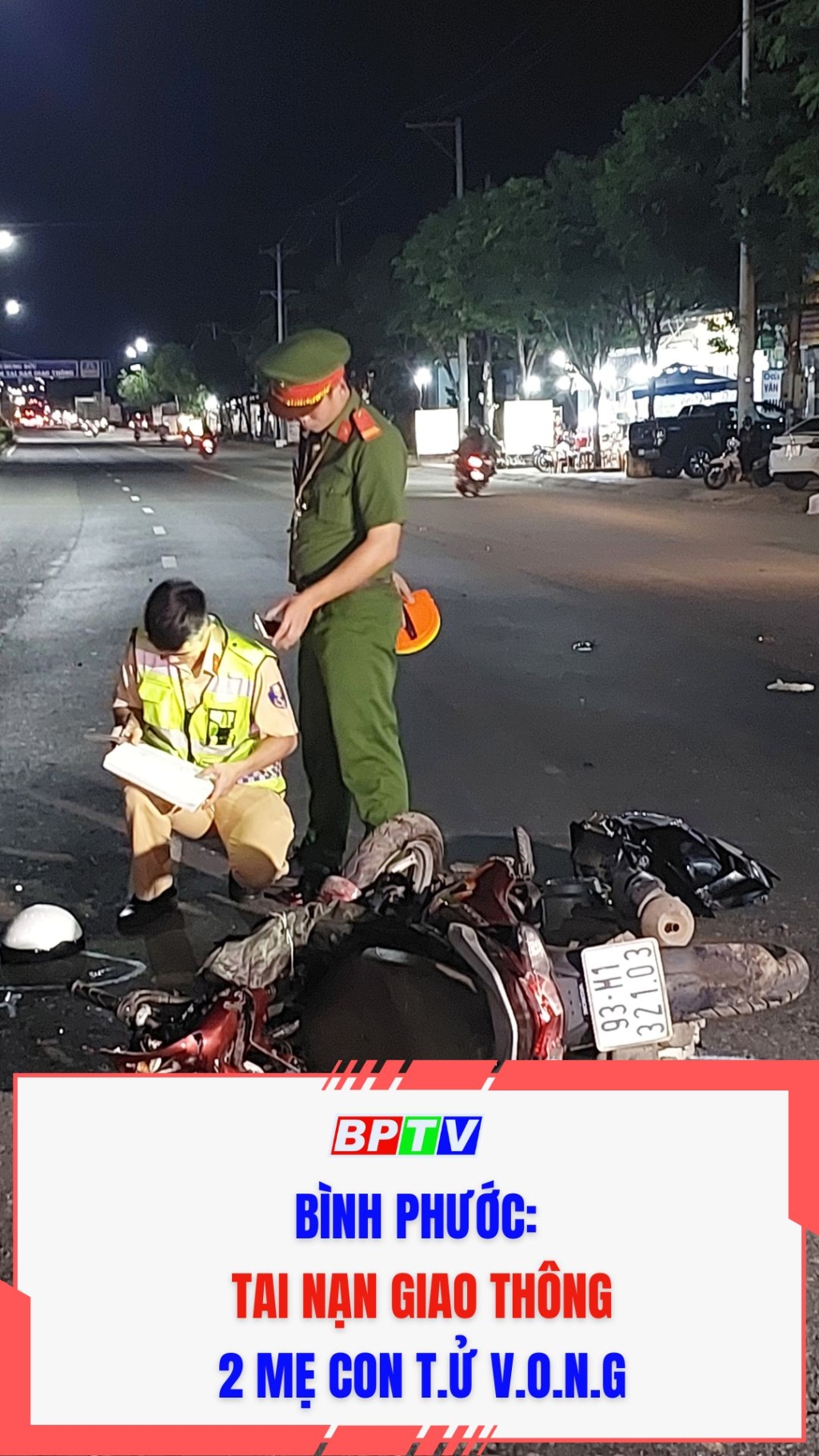 B&igrave;nh Phước: Tai nạn giao th&ocirc;ng, 2 mẹ con t.ử v.o.n.g #shorts