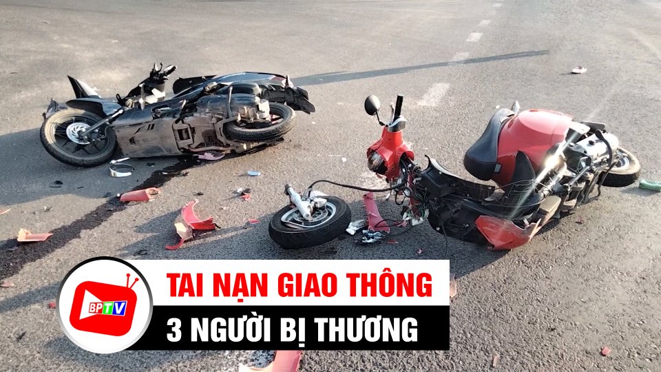 Bình Phước: Tai nạn giao thông, 3 người bị thương | BPTV