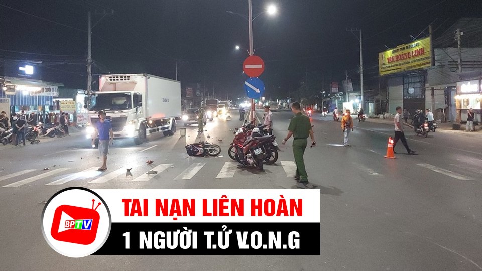 Bình Phước: Tai nạn liên hoàn, 5 người thương v.o.n.g | BPTV