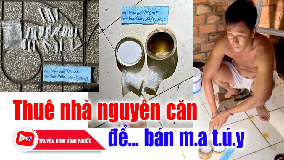 Bình Phước: Thuê nhà nguyên căn để… bán m.a t.ú.y |BPTV