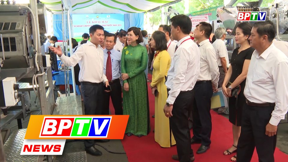 BPTV NEWS 10-7-2023: Techmart on cashew industry 2023 in Binh Phuoc province