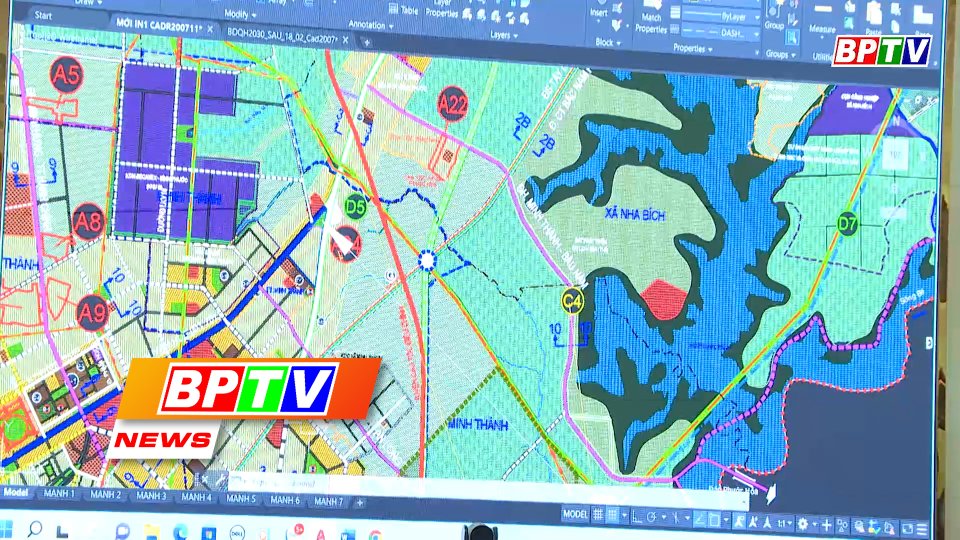 BPTV NEWS 11-5-2022: Adjustments to general planning for Chon Thanh urban area