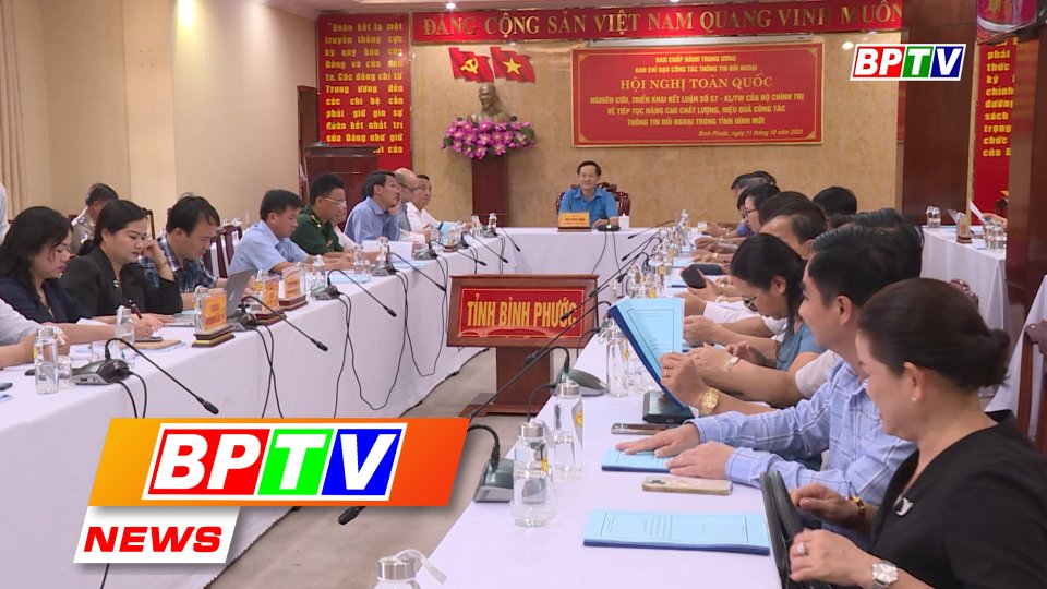 BPTV NEWS 12-10-2023: Binh Phuoc promoting external information service work