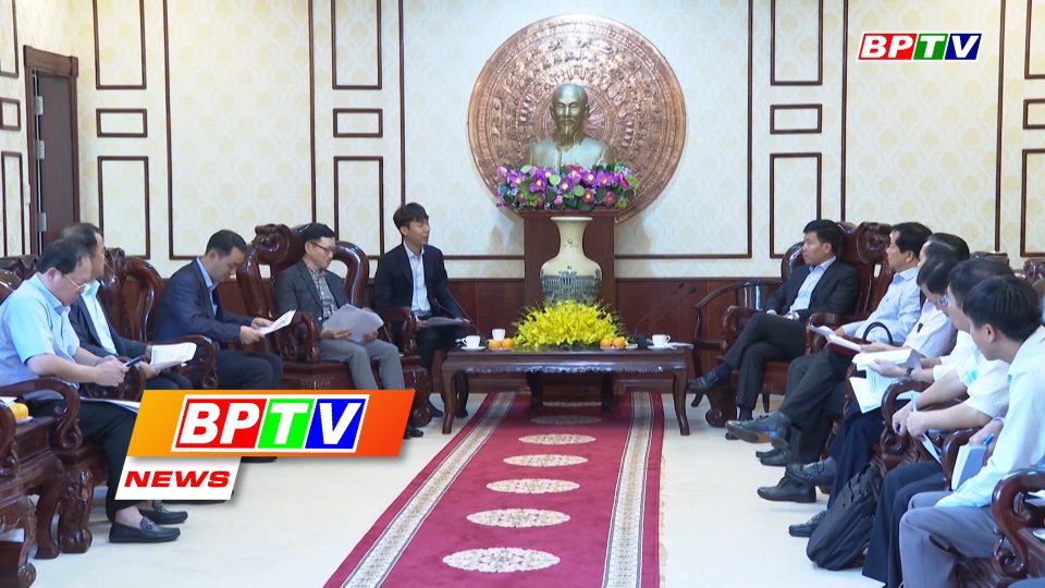 BPTV NEWS 12-6-2022: Binh Phuoc leader works with VRG Dongwha MDF