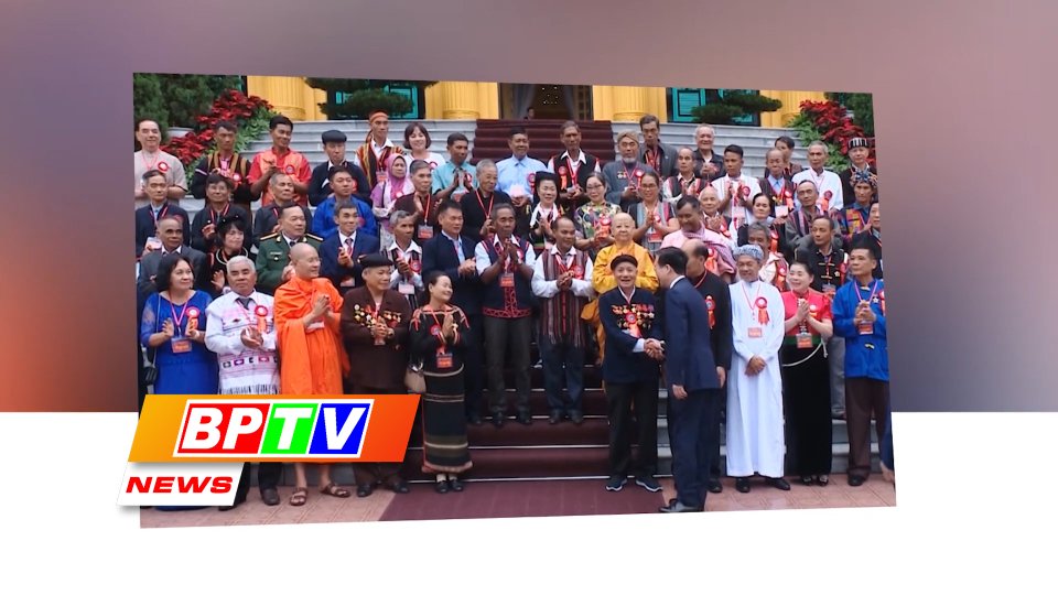 BPTV NEWS 14-12-2023: 7 reputable citizens in Binh Phuoc honoured